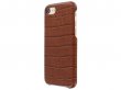 Graffi Cover Croco Cognac Leer - iPhone SE / 8 / 7 / 6(s) hoesje