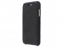 Graffi Oyster Lace Zwart Leer - iPhone SE / 8 / 7 / 6(s) hoesje