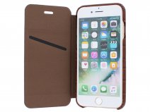Graffi Oyster Croco Cognac Leer - iPhone SE / 8 / 7 / 6(s) hoesje