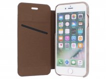 Graffi Oyster Rosé Saffiano Leer - iPhone SE / 8 / 7 / 6(s) hoesje