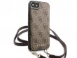 Guess 4G Crossbody Case Bruin - iPhone SE 2020 / 8 / 7 / 6(s) hoesje