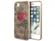 Guess Monogram Rose Case Bruin - iPhone 8/7/6s hoesje