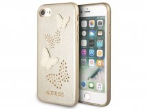 Guess Butterfly Studs Case Goud - iPhone SE / 8 / 7 / 6(s) hoesje