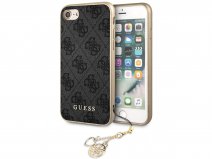 Guess Monogram Charm Case Grijs - iPhone SE / 8 / 7 / 6(s) hoesje