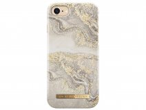 iDeal of Sweden Case Sparkle Greige Marble - iPhone SE / 8 / 7 / 6(s) hoesje