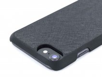 Jack Wills Saffiano Case Zwart - iPhone SE / 8 / 7 / 6(s) hoesje