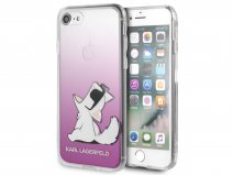 Karl Lagerfeld Fun Choupette Pink - iPhone SE / 8 / 7 / 6(s) hoesje