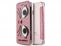 Karl Lagerfeld Choupette Bookcase - iPhone SE / 8 / 7 / 6(s) hoesje