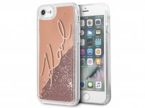 Karl Lagerfeld Signature Case Rosé - iPhone SE / 8 / 7 / 6(s) hoesje
