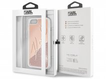 Karl Lagerfeld Signature Case Rosé - iPhone SE 2020 / 8 / 7 / 6(s) hoesje