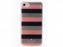 Kate Spade Glitter Stripe Case - iPhone SE / 8 / 7 / 6(s) hoesje