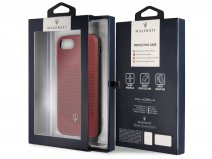 Maserati Leather Case - iPhone SE / 8 / 7 / 6(s) hoesje Leer