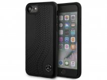Mercedes-Benz Case Zwart Leer - iPhone SE / 8 / 7 / 6(s) hoesje
