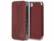 Mercedes-Benz Curve Rood Leer - iPhone SE / 8 / 7 / 6(s) hoesje