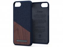 Nordic Elements Frejr Blauw - Houten iPhone SE / 8 / 7 / 6(s) hoesje