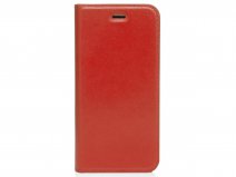 Pipetto Leather Magnetic Wallet Rood iPhone SE / 8 / 7 hoesje