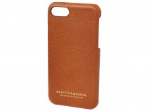 Scotch & Soda Leather Case Cognac - iPhone SE 2020 / 8 / 7 hoesje