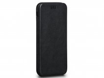 Sena Magnet Flip Case Zwart - Leren iPhone SE / 8 / 7 hoesje