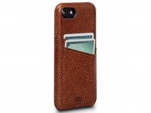 Sena SnapOn Wallet Cognac Leer - iPhone SE / 8 / 7 hoesje