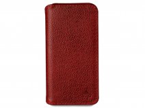 Vaja Wallet ID Leather Case Chili - iPhone SE / 8 / 7 hoesje Leer