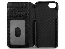 Vaja Wallet ID Leather Case Black - iPhone SE / 8 / 7 hoesje Leer