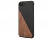 Woodcessories EcoSplit Zwart - Houten iPhone SE 2020 / 8 / 7 hoesje