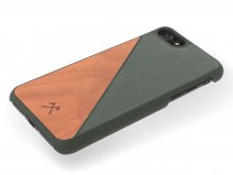 Woodcessories EcoSplit Groen - Houten iPhone SE / 8 / 7 hoesje