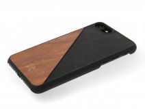Woodcessories EcoSplit Zwart - Houten iPhone SE / 8 / 7 hoesje