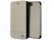 BMW Logo Bookcase Beige - Leren iPhone 8+/7+/6+ hoesje