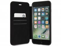 BMW Logo Bookcase Beige - Leren iPhone 8+/7+/6+ hoesje