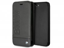 BMW Logo Bookcase Zwart - Leren iPhone 8+/7+/6+ hoesje