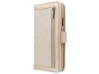 Glitsie Zip Case met Rits Goud - iPhone 8+/7+ hoesje