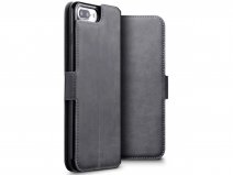 CaseBoutique Slim Grijs Leer - iPhone 8+/7+ hoesje