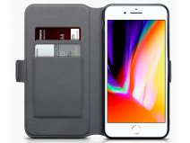 CaseBoutique Slim Grijs Leer - iPhone 8+/7+ hoesje