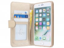 Zip Wallet Case Goud - iPhone 8+/7+/6+ hoesje