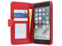 Zip Wallet Case Rood - iPhone 8+/7+/6+ hoesje