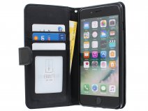 Zip Wallet Case Zwart - iPhone 8+/7+/6+ hoesje