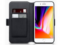 CaseBoutique Slim Zwart Leer - iPhone 8+/7+ hoesje