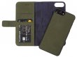 Decoded 2in1 Wallet Groen Leer - iPhone 8+/7+/6+ hoesje
