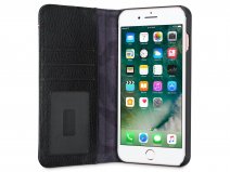 Decoded Leather Wallet Black - iPhone 8+/7+/6s+ hoesje