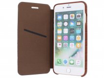 Graffi Oyster Folio Croco Cognac Leer - iPhone 8+/7+/6+ hoes