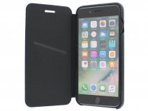 Graffi Oyster Folio Croco Zwart Leer - iPhone 8+/7+/6+ hoesje