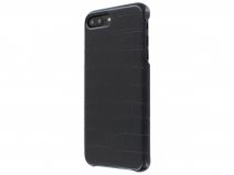 Graffi Cover Croco Zwart Leer - iPhone 8+/7+/6+ hoesje