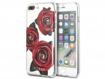 Guess Red Roses TPU Case - iPhone 8+/7+/6+ hoesje