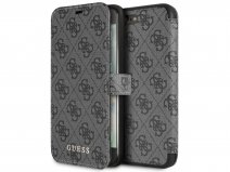 Guess Monogram Bookcase Grijs - iPhone 8+/7+/6+ hoesje