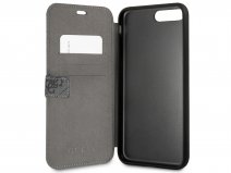 Guess Monogram Bookcase Grijs - iPhone 8+/7+/6+ hoesje