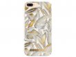 iDeal of Sweden Case Platinum Leaves - iPhone 8+/7+/6+ hoesje