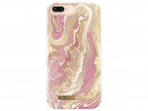 iDeal of Sweden Case Golden Blush Marble - iPhone 8+/7+/6+ hoesje