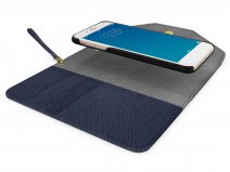 iDeal of Sweden Mayfair Clutch Navy - iPhone 8+/7+/6+ Hoesje