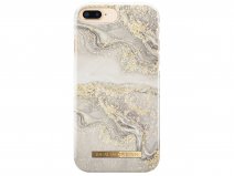 iDeal of Sweden Case Sparkle Greige Marble - iPhone 8+/7+/6+ hoesje